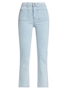 Расклешенные джинсы Carly с высокой посадкой Veronica Beard