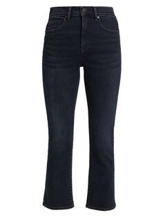 Эластичные расклешенные джинсы Carly с высокой посадкой Veronica Beard