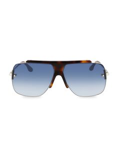 Классические солнцезащитные очки-авиаторы 64 мм Victoria Beckham