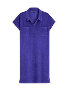 Платье-поло Terry Coverup Vilebrequin, фиолетовый