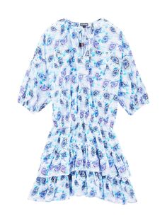 Мини-платье Flash Flow Vilebrequin, фиолетовый