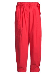 Укороченные брюки карго Elenia Weekend Max Mara, красный