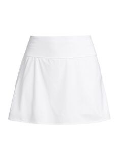 Мини-юбка Kimberly со складками на спине Zero Restriction, белый