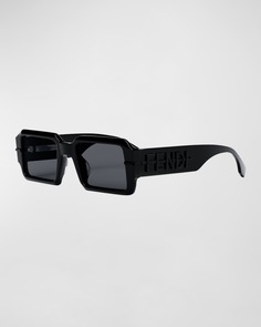 Солнцезащитные очки O&apos;lock прямоугольной формы из ацетата Fendi
