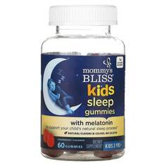 Мелатонин для детей от 3 лет Mommy&apos;s Bliss, 60 жевательных таблеток