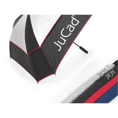 Зонт JuCad Ветрозащитный, синий/синий/серебристый