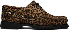 Кроссовки Supreme x 3-Eye Classic Lug Cheetah Print, коричневый Timberland