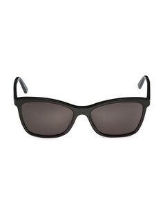 Солнцезащитные очки &quot;кошачий глаз&quot; SL 502 56MM Saint Laurent, черный