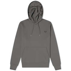 Толстовка Fred Perry Tipped Popover, серо-зеленый