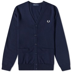 Кардиган Fred Perry Merino, темно-синий