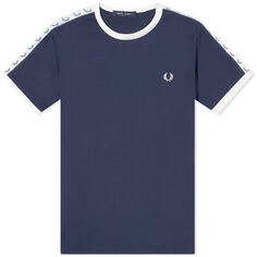 Футболка Fred Perry Taped Ringer, синий