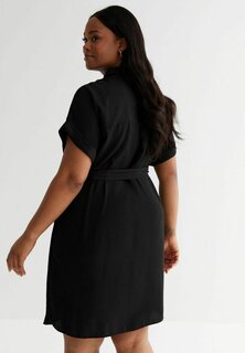 Платье-рубашка New Look, черный