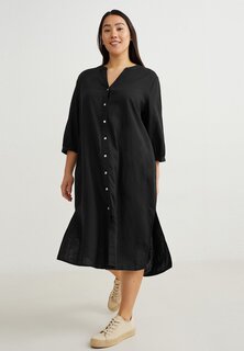 Платье-рубашка C&amp;A, черный CA