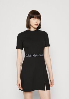Платье из джерси Calvin Klein Jeans, черный