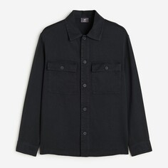 Рубашка H&amp;M Regular Fit Lyocell, черный H&M
