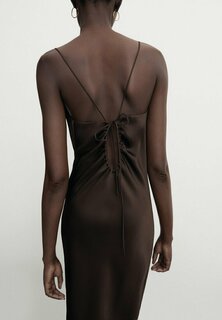 Вечернее платье Massimo Dutti, коричневый