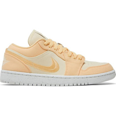 Кроссовки Nike Wmns Air Jordan 1 Low SE &apos;Celestial Gold&apos;, персиковый/мультиколор