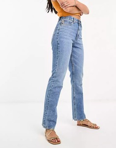 Джинсы ASOS DESIGN 90&apos;s Straight, синий