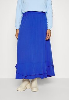Длинная юбка ONLY Carmakoma, синий