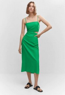 Летнее платье Mango, зеленый