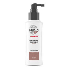 Nioxin Scalp &amp; Hair Treatment 3 уход за окрашенными и слегка редеющими волосами, 100 мл