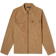 Куртка-рубашка Fred Perry Zip, коричневый