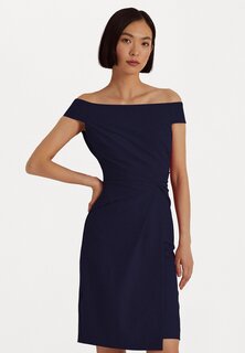 Элегантное платье темно-синего цвета с маяком Lauren Ralph Lauren