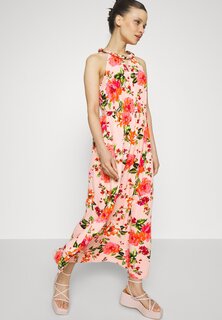 Длинное платье туманно-розового/красного цвета VILA Petite