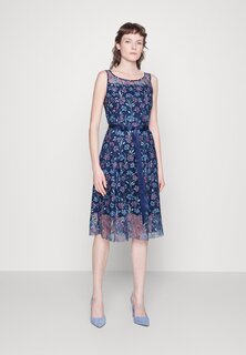 Элегантное платье Swing, темно-синий/фиолетовый