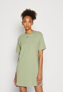 Платье из джерси Nike, оливково-зеленый/черный
