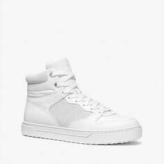 Кроссовки Michael Kors Barett Leather High-Top, белый