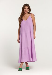 Длинное платье нежно-сиреневого цвета Shiwi