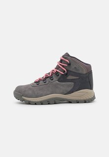 Треккинговые ботинки Columbia Newton Ridge Plus II Waterproof, серый/розовый