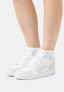 Высокие кроссовки Puma Slipstream Mid Heritage, белый/розовый