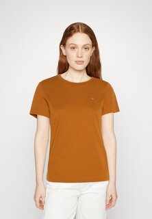 Базовая футболка GANT, коричневый