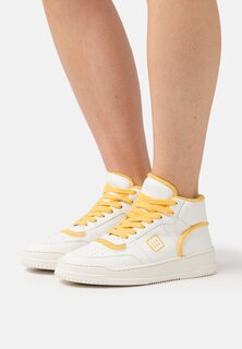 Высокие кроссовки Copenhagen, белый/желтый