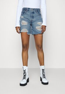 Джинсовые шорты Levi&apos;s 501 Mid Thigh Shorts, z7281 светло-синий Levis