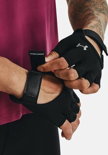 Перчатки до половины пальцев Under Armour, черный