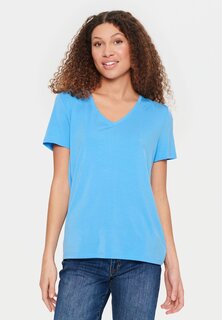 Базовая футболка Saint Tropez, лазурно-голубой