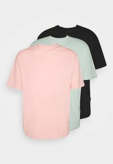 Базовая футболка YOURTURN, черный/розовый/зеленый