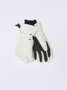 Женские зимние перчатки в стиле колор-блок LCW Accessories