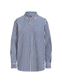 Полосатая рубашка на пуговицах Polo Ralph Lauren, белый
