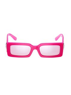 Прямоугольные солнцезащитные очки 53 мм DOLCE&amp;GABBANA, розовый