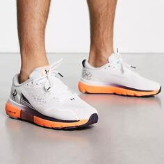 Кроссовки Under Armour Running HOVR Phantom 3 RFLCT, белый//оранжевый