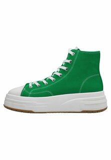 Высокие кроссовки Tamaris, зеленый