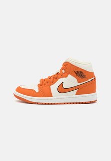 Высокие кроссовки Jordan Wmns Air Jordan 1 Mid Se, кокосовое молоко / пряности