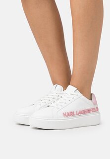 Кроссовки KARL LAGERFELD, белый/розовый