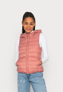 Жилет ONLY Onlnewtahoe Hood Waistcoat, увядшая роза