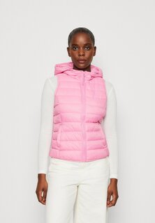 Жилет ONLY Onlnewtahoe Hood Waistcoat, розовый фуксия