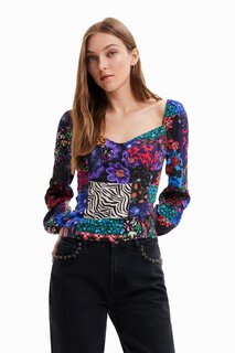 Блузка Desigual, черный